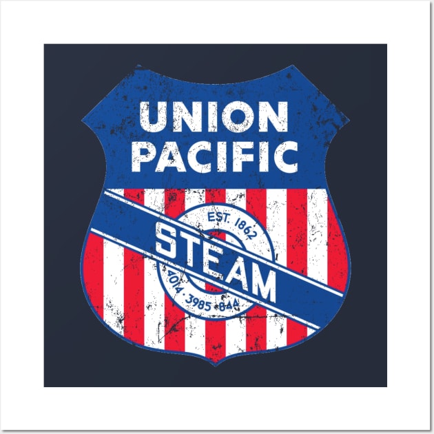 Union Pacific Railroad Wall Art by MindsparkCreative